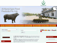 Tablet Screenshot of alhamdagro.com